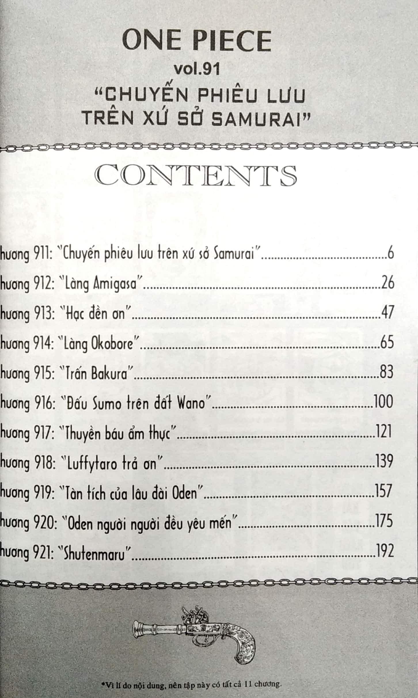 Bo
						
										
										One Piece - Tap 91 - Chuyen Phieu Luu Tren Xu So Samurai - Ban Bia Ao (Tai Ban 2022)