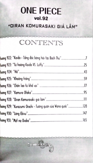 bộ one piece - tập 92 - oiran komurasaki giá lâm (tái bản 2022)