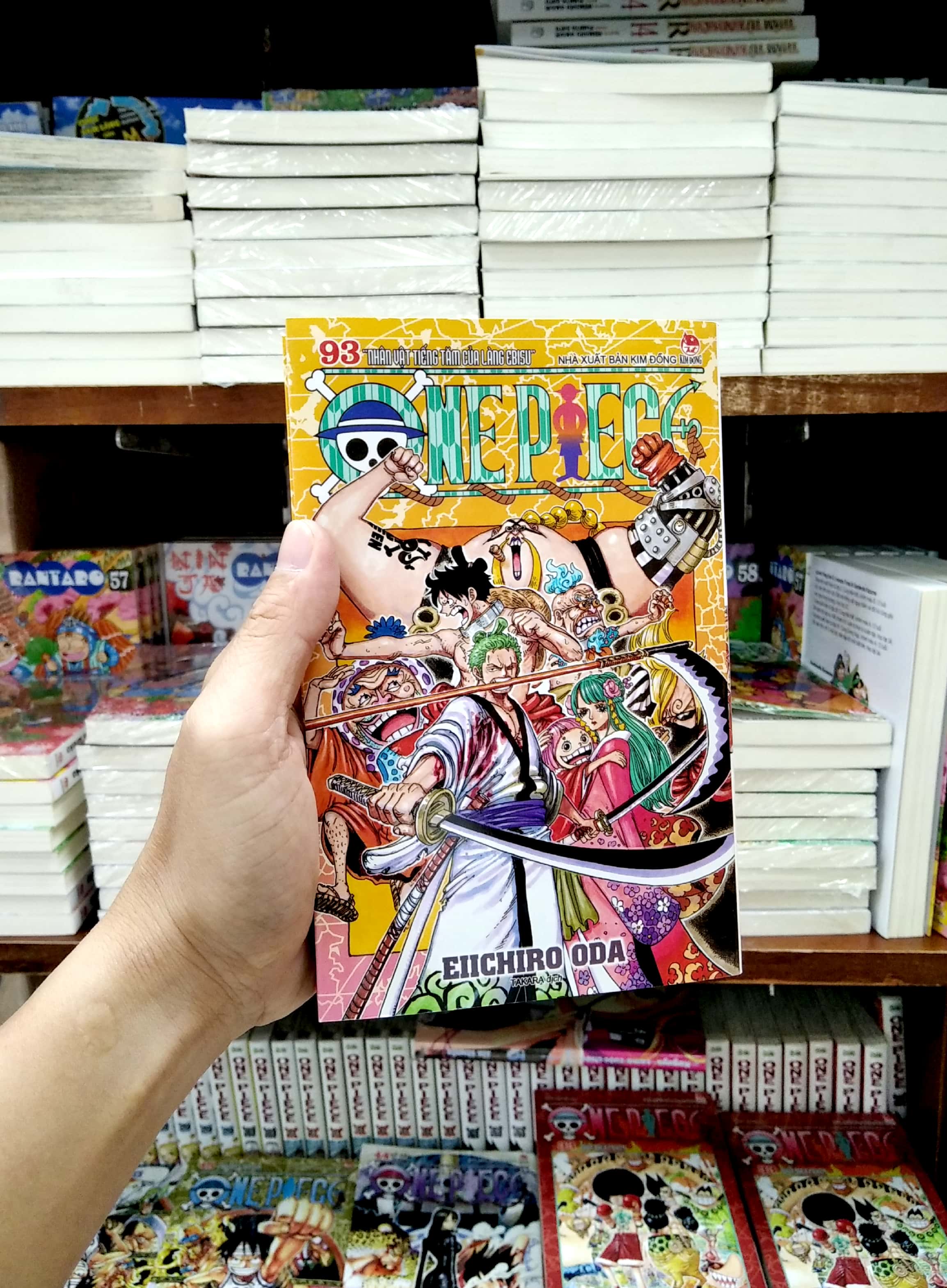 bộ one piece - tập 93 - nhân vật tiếng tăm của làng ebisu (tái bản 2022)