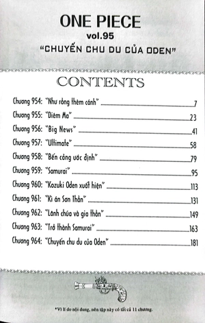 bộ one piece - tập 95 - “chuyến chu du của oden” (tái bản 2022)