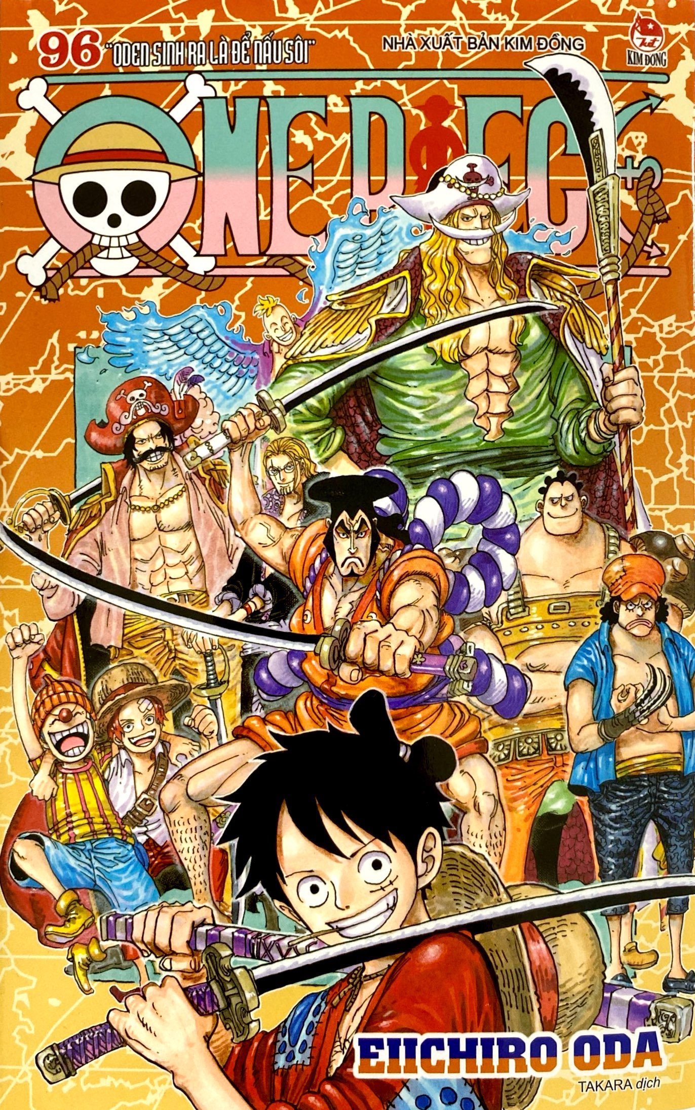 Bo
						
										
										One Piece - Tap 96 - Oden Sinh Ra La De Nau Soi - Ban Bia Ao (Tai Ban 2022)