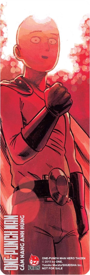 bộ one-punch man - cẩm nang anh hùng - tặng kèm sticker, tranh màu + bookmark pvc