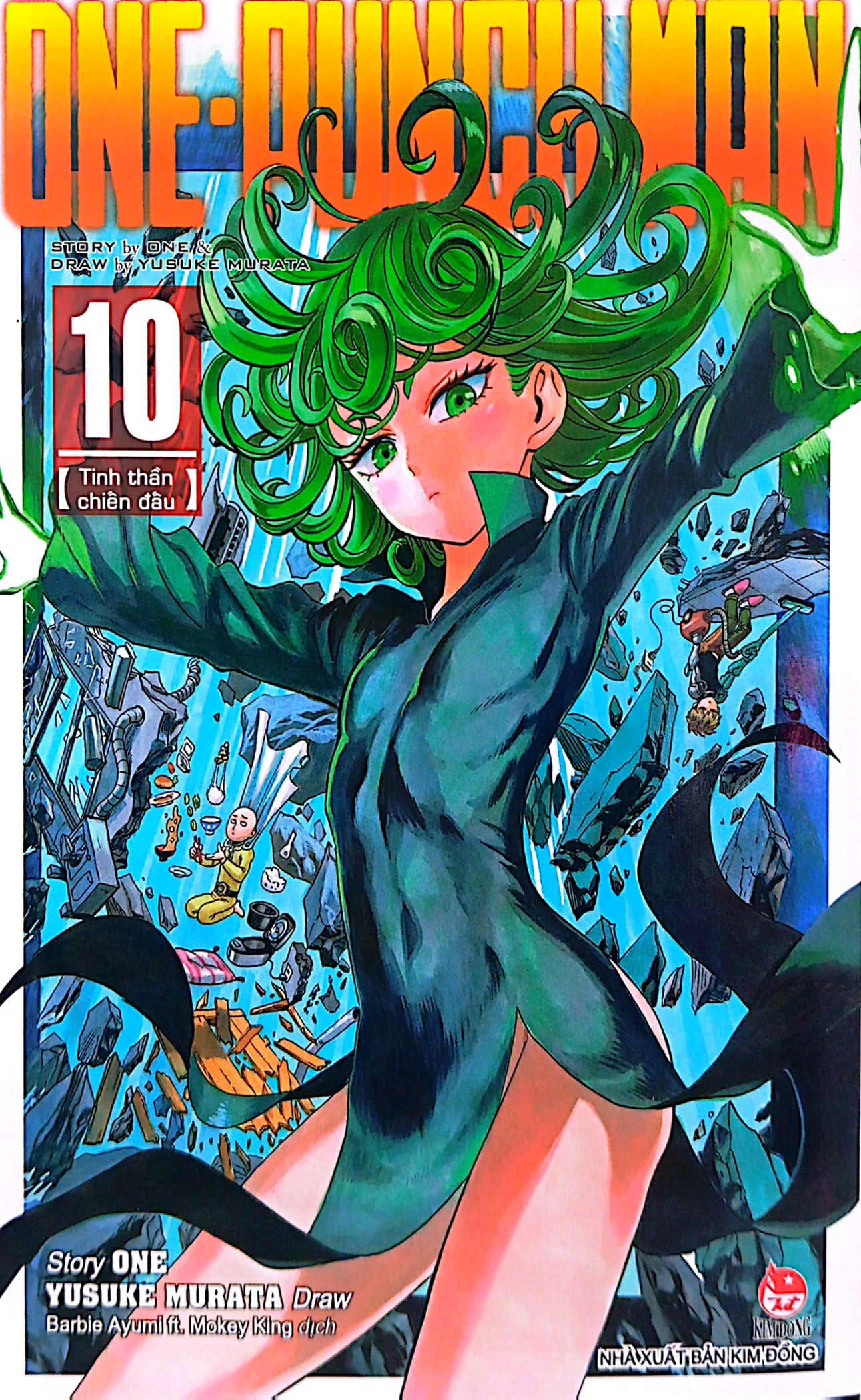 bộ one-punch man - tập 10 - tinh thần chiến đấu (tái bản 2022)