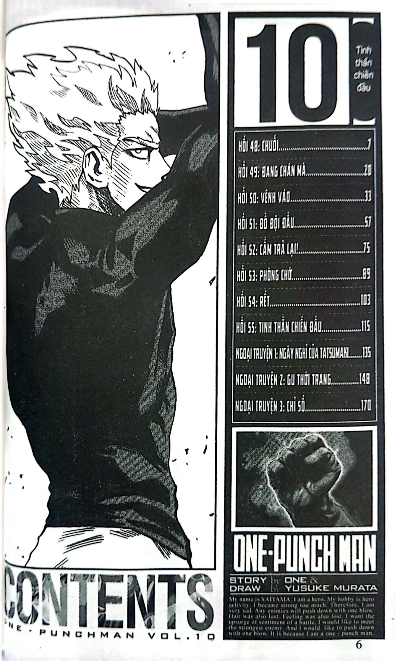 Bo
						
										
										One-Punch Man - Tap 10 - Tinh Than Chien Dau (Tai Ban 2025)