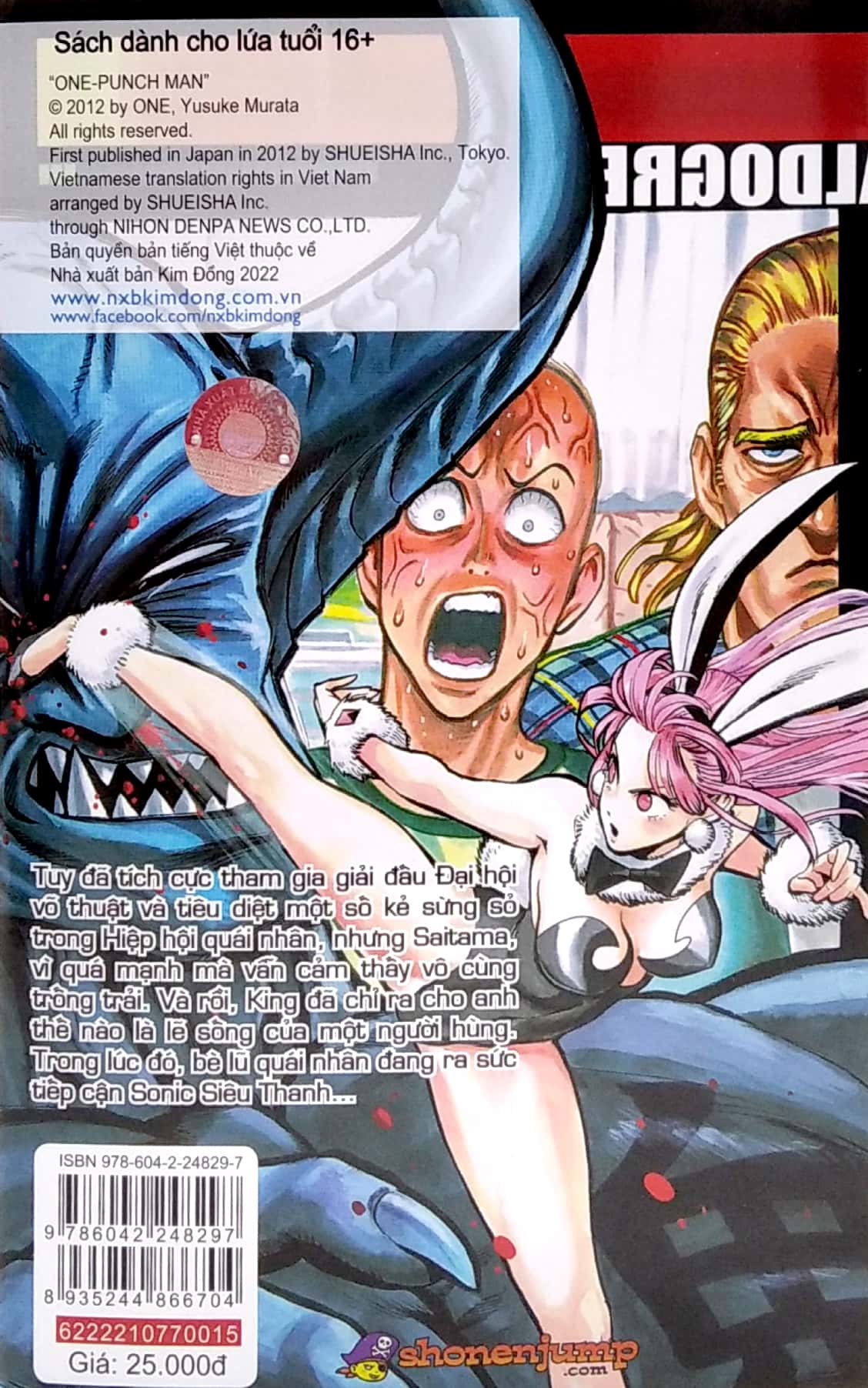 bộ one-punch man - tập 15 - những kẻ trong bóng tối (tái bản 2022)