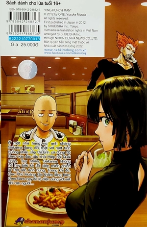 bộ one-punch man - tập 18 - giới hạn (tái bản 2022)