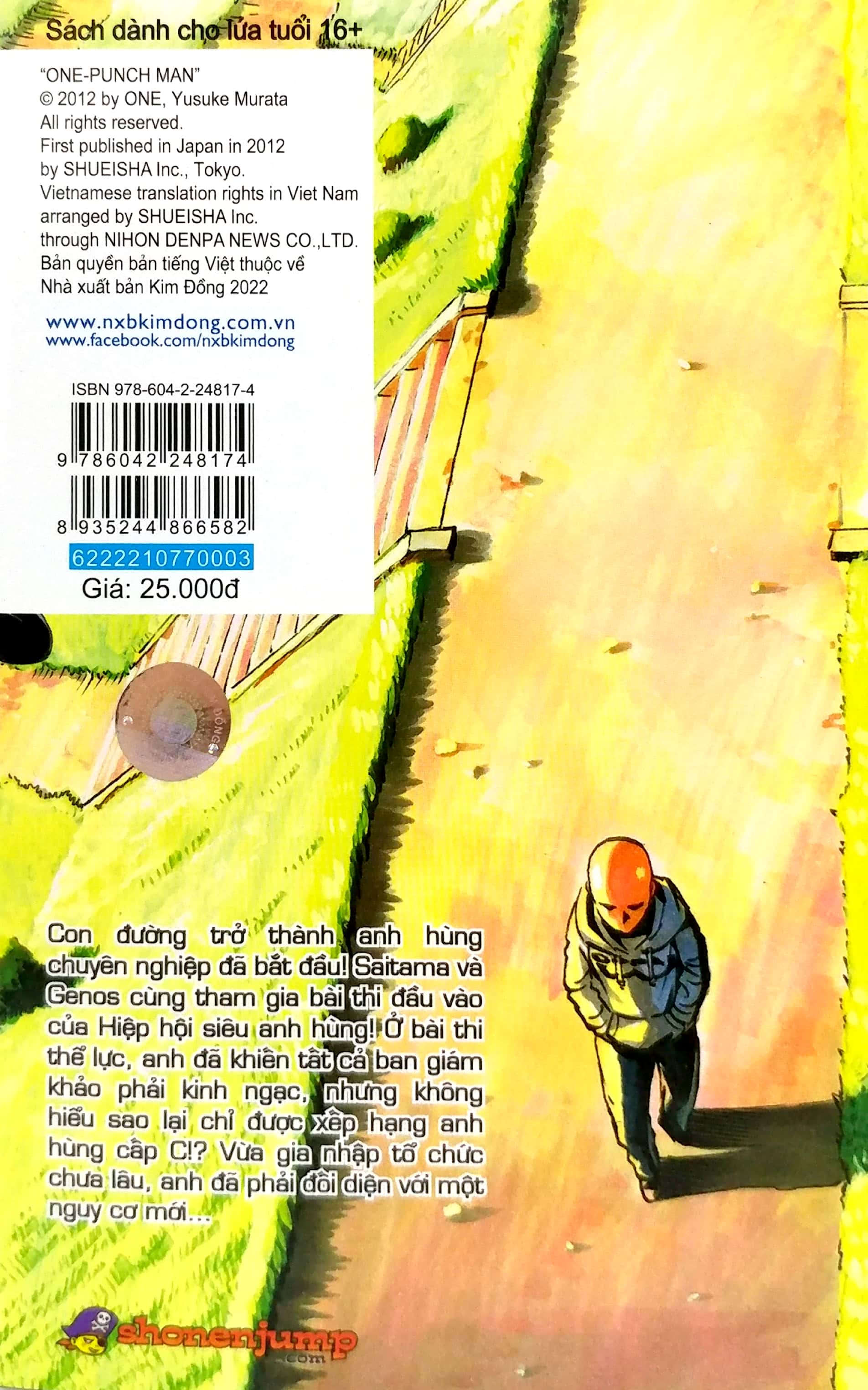 bộ one-punch man - tập 3 - lời đồn (tái bản 2022)