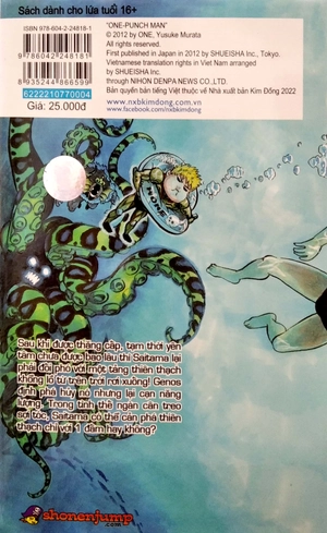 bộ one-punch man - tập 4 - thiên thạch khổng lồ (tái bản 2022)