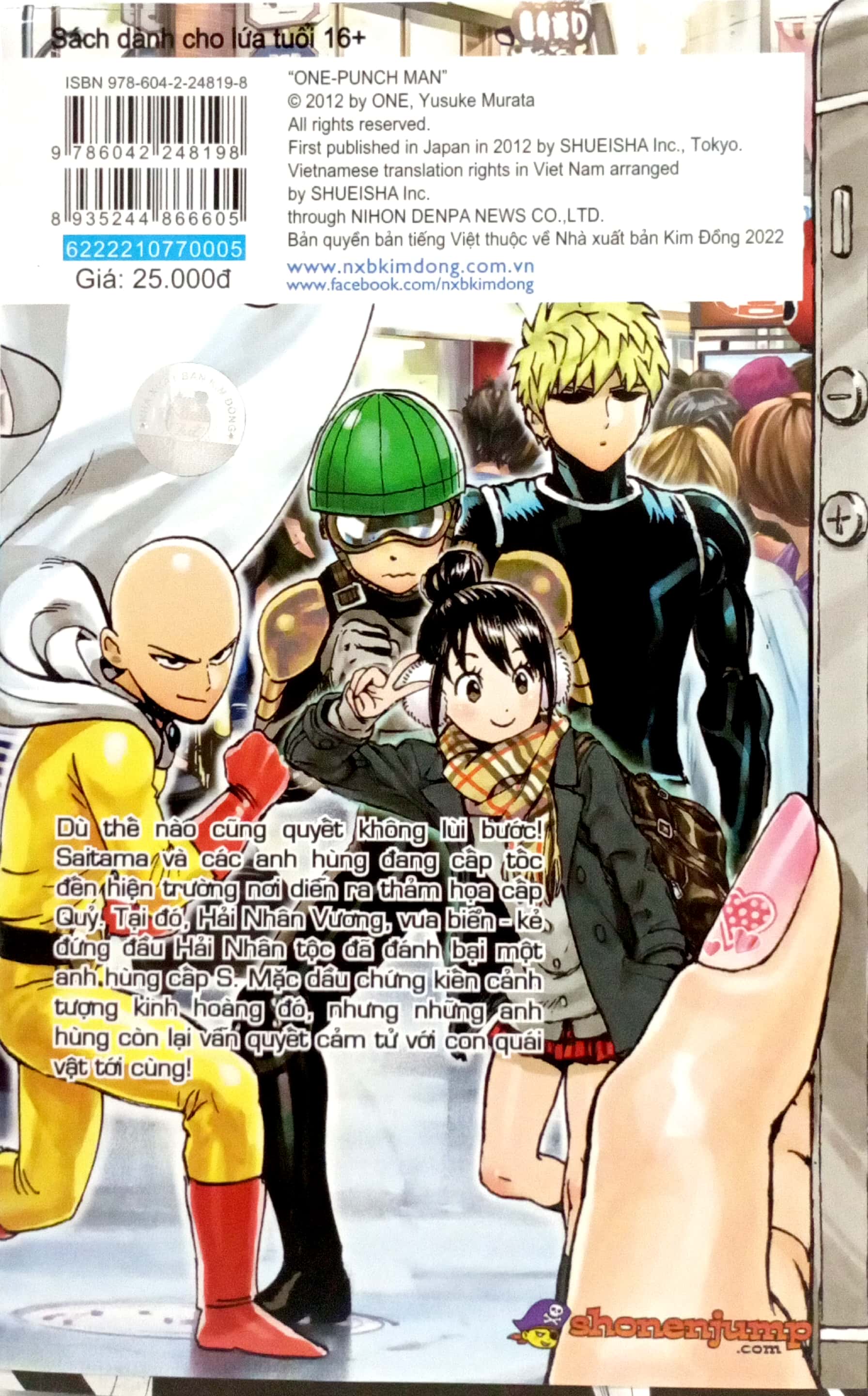 bộ one-punch man - tập 5 - không thành công cũng thành nhân (tái bản 2022)