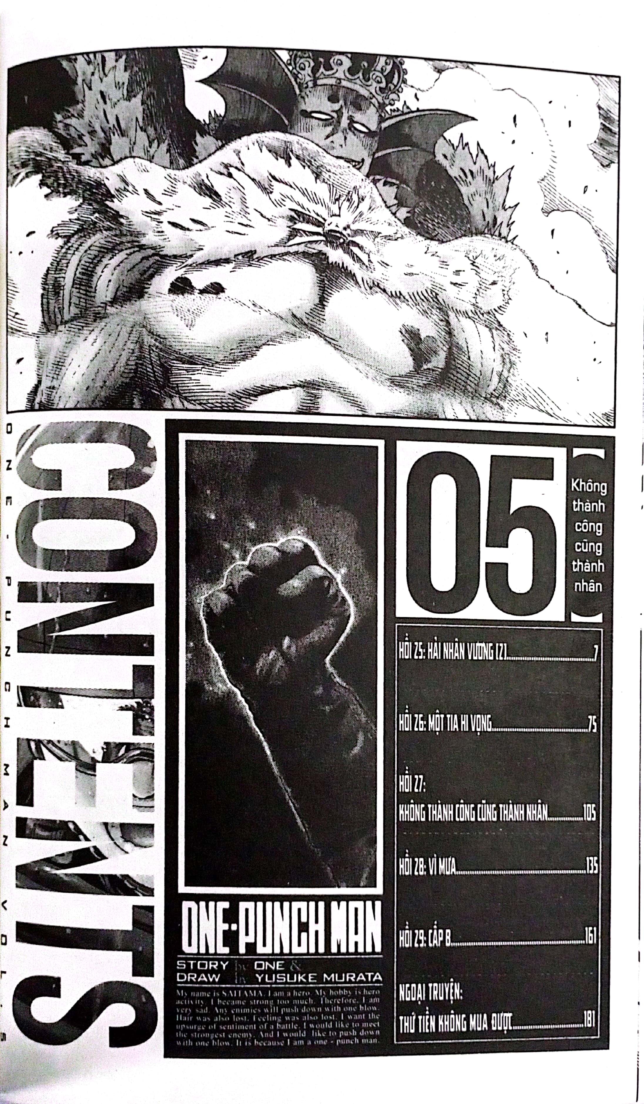 Bo
						
										
										One-Punch Man - Tap 5 - Khong Thanh Cong Cung Thanh Nhan (Tai Ban 2025)