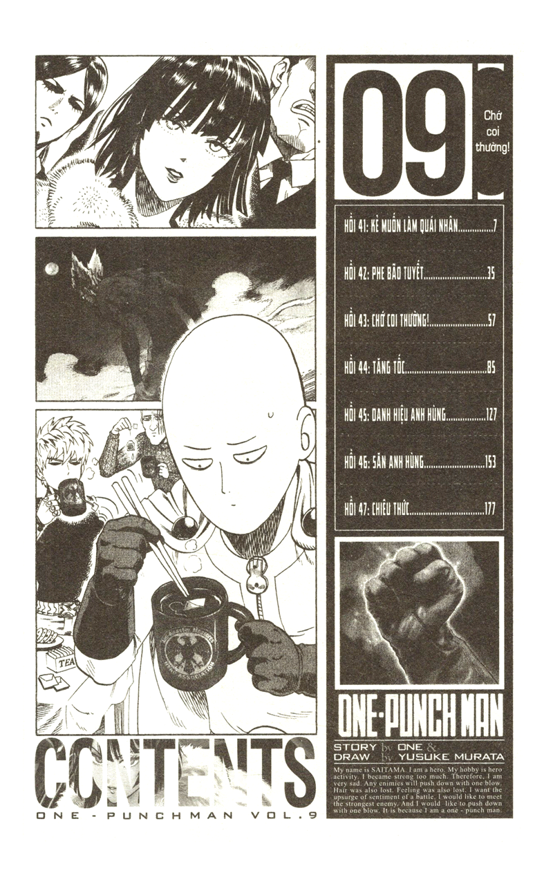 bộ one-punch man - tập 9 - chớ coi thường! (tái bản 2022)