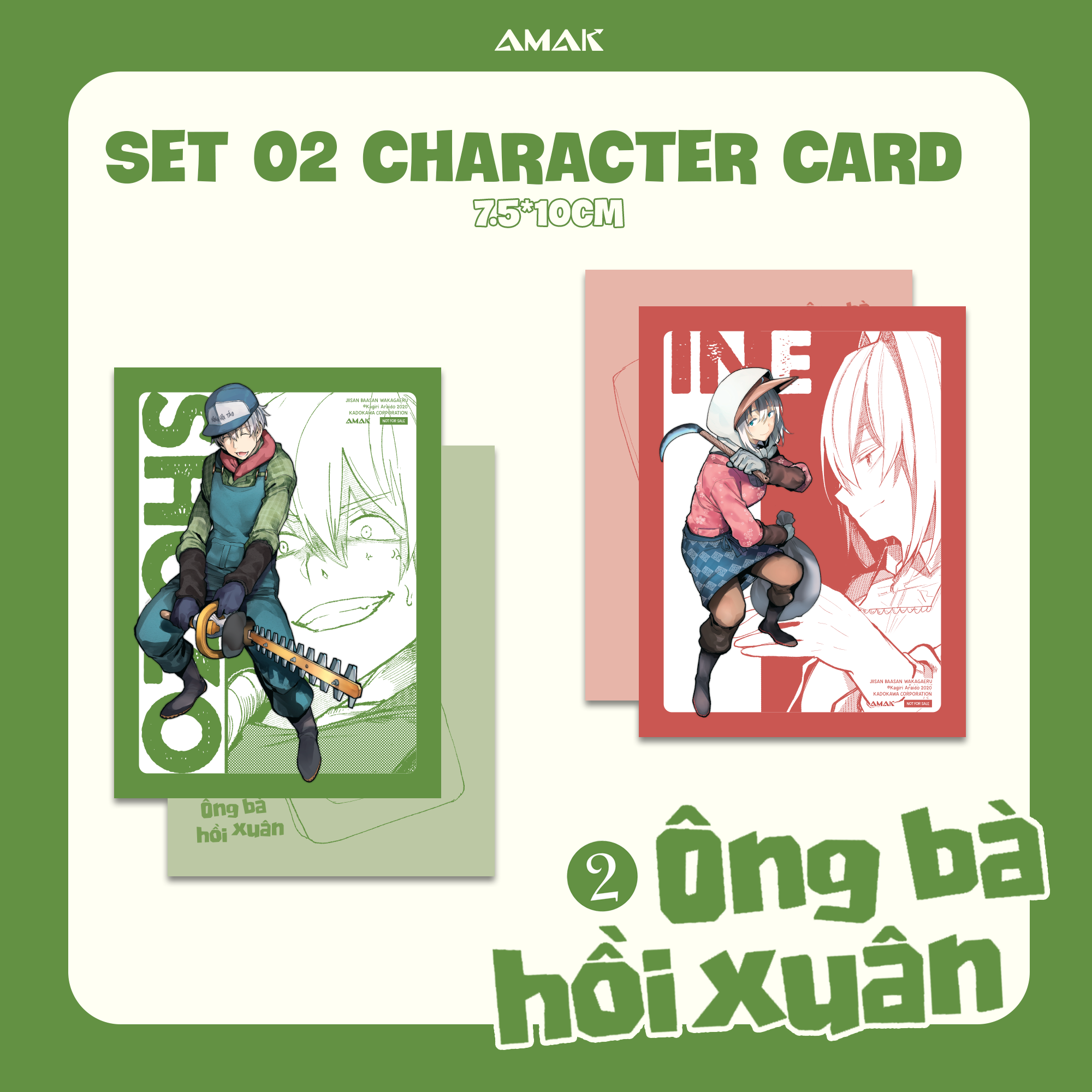 Bo
						
										
										Ong Ba Hoi Xuan - Tap 2 - Tang Kem 2 Character Card + 1 Standee Bap Benh Lac Lu