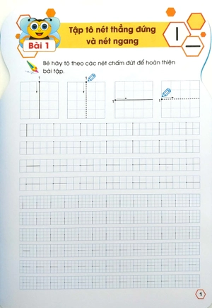 bộ ong con chăm chỉ - tập tô chữ - tập 1