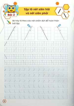 bộ ong con chăm chỉ - tập tô chữ - tập 1