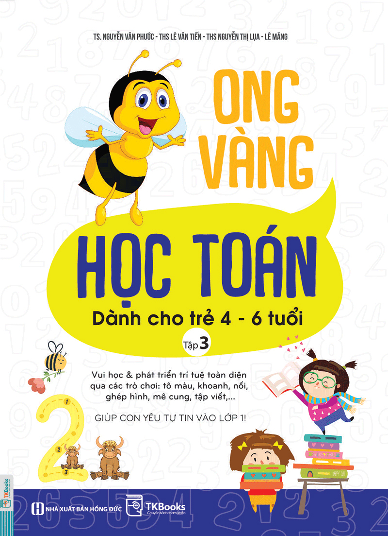 bộ ong vàng học toán dành cho trẻ 4-6 tuổi - tập 3