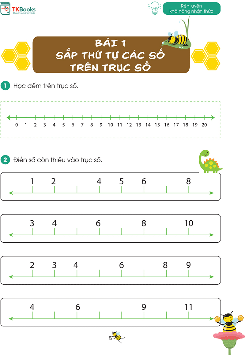 bộ ong vàng học toán dành cho trẻ 4-6 tuổi - tập 3