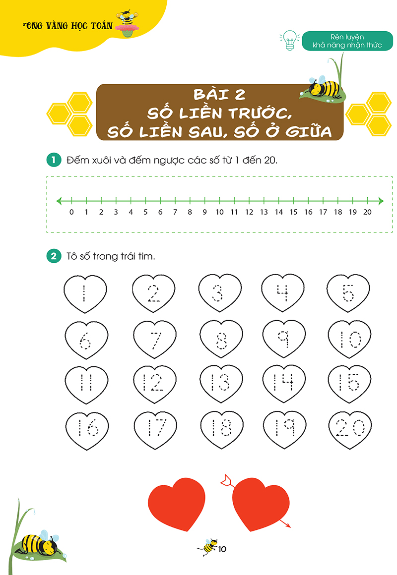 bộ ong vàng học toán dành cho trẻ 4-6 tuổi - tập 3