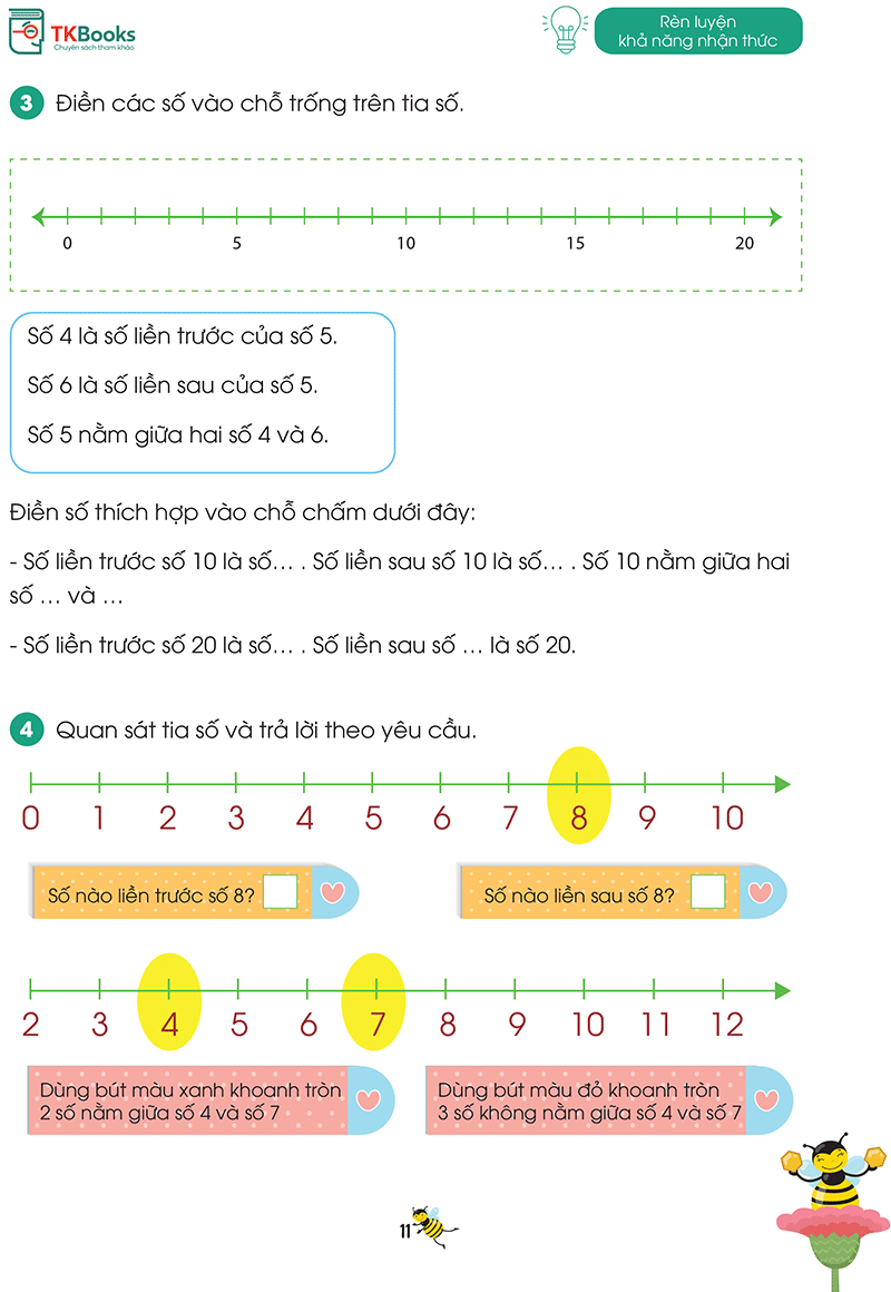 bộ ong vàng học toán dành cho trẻ 4-6 tuổi - tập 3