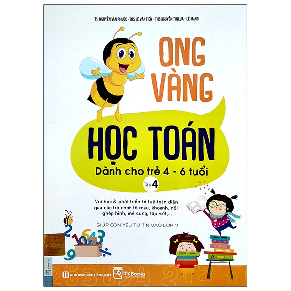 bộ ong vàng học toán dành cho trẻ 4-6 tuổi - tập 4