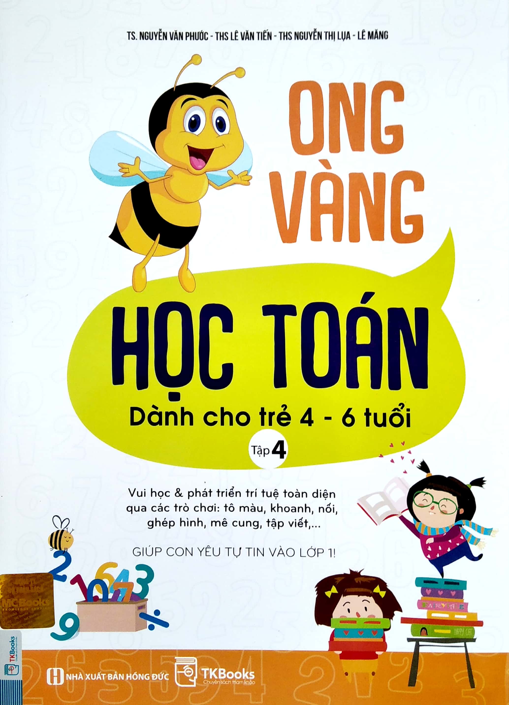 bộ ong vàng học toán dành cho trẻ 4-6 tuổi - tập 4