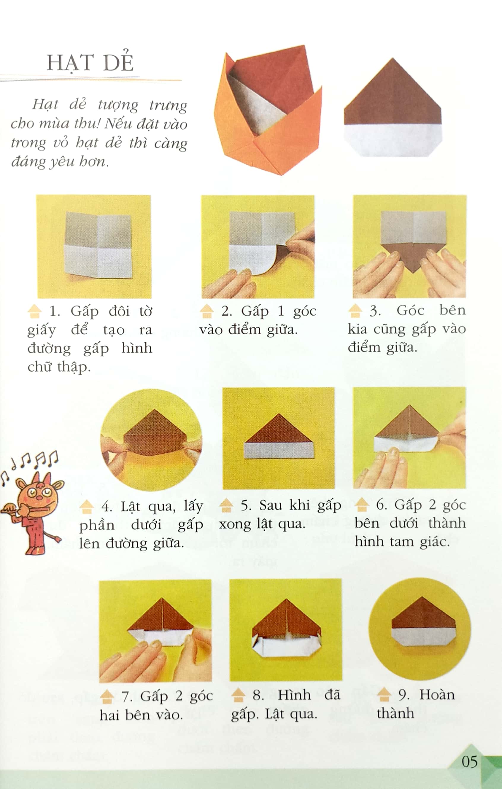 bộ origami trò chơi gấp giấy dành cho trẻ em - tập 2 (tái bản 2023)