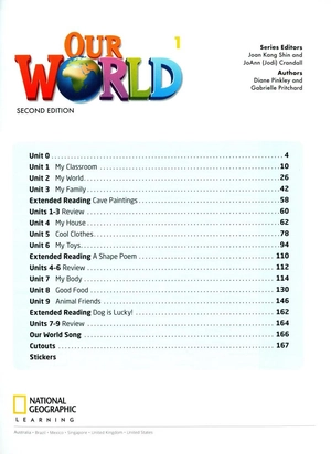 bộ our world 1: student's book with online practice and studentℹs ebook