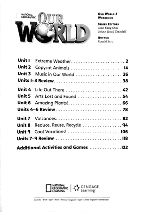 bộ our world 5 workbook