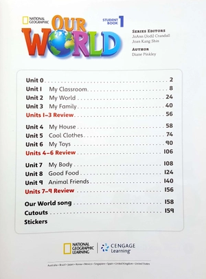 bộ our world ame 1 student book + student cdrom