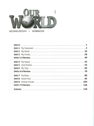 bộ our world american english 1 workbook 2nd edition