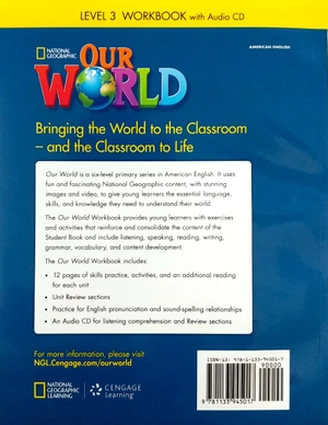 bộ our world american english 3 workbook with audio cd