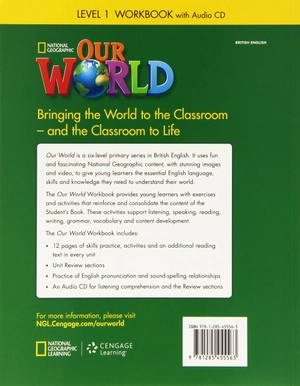 bộ our world british english level 1: workbook with audio cd