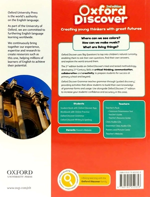 bộ oxford discover 2nd edition: level 1: grammar book