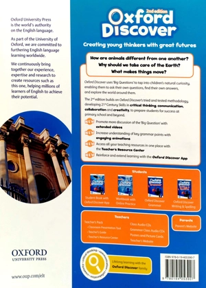 bộ oxford discover 2nd edition: level 2: student book pack