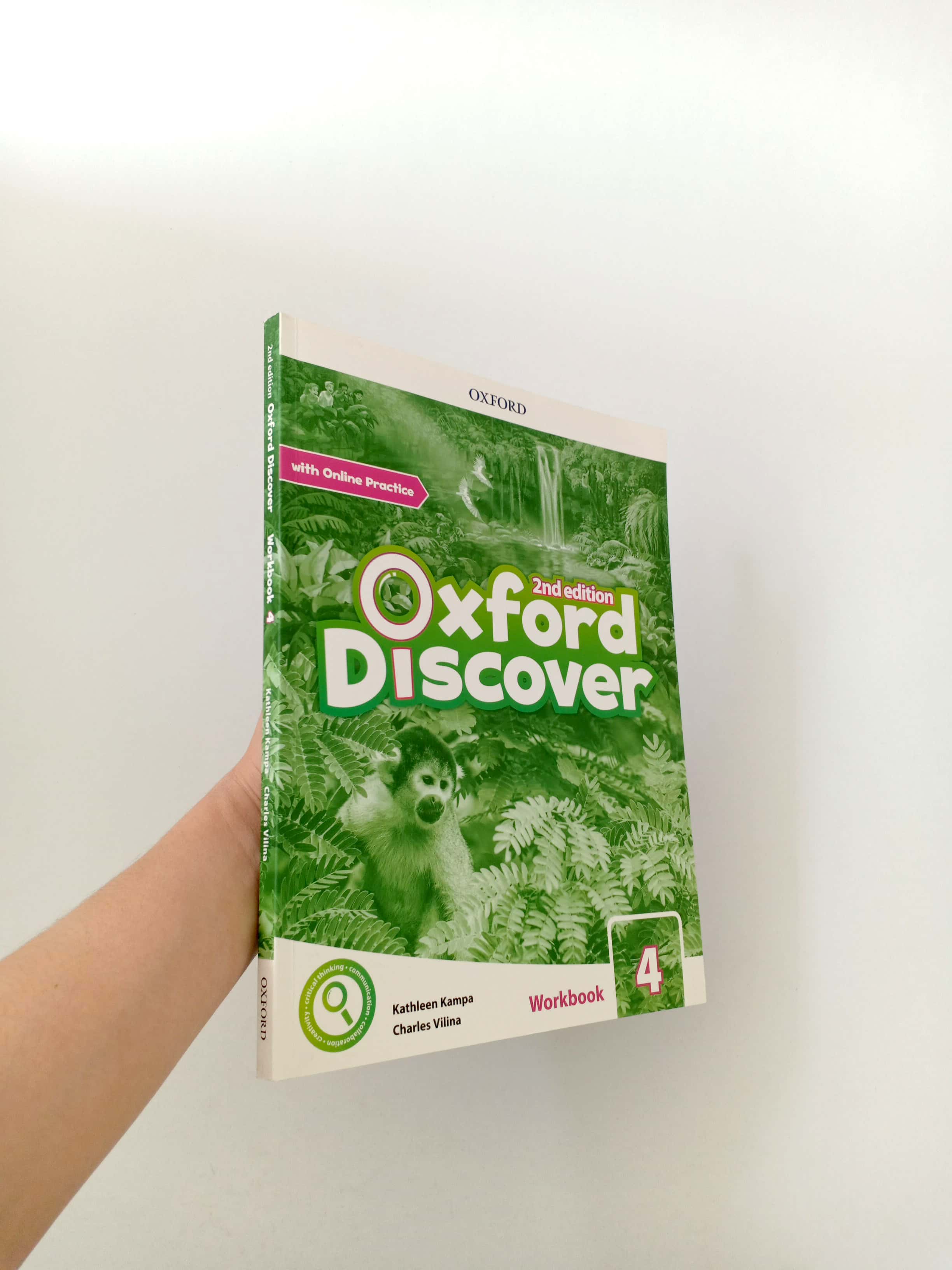 bộ oxford discover 2nd edition: level 4: workbook with online practice