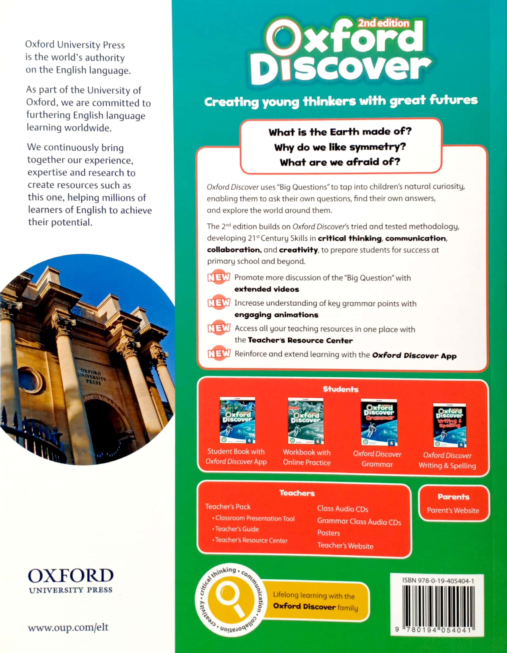 bộ oxford discover 2nd edition: level 6: workbook with online practice