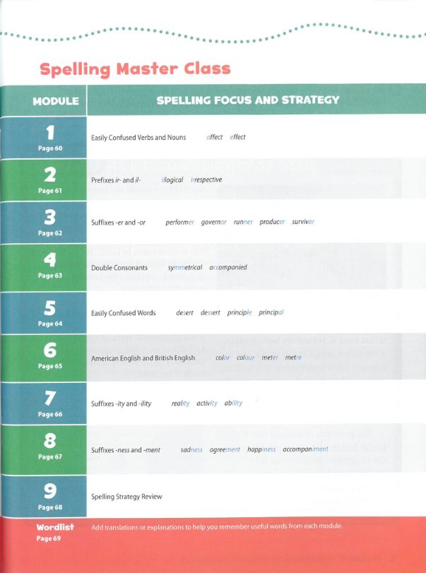 bộ oxford discover 2nd edition: level 6: writing & spelling book