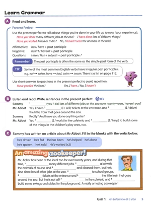 bộ oxford discover: 5: grammar
