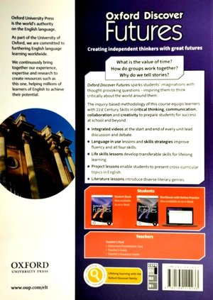 bộ oxford discover futures level 6: student book