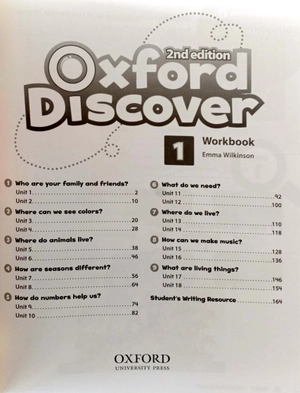 bộ oxford discover: level 1: workbook with online practice - 2nd edition