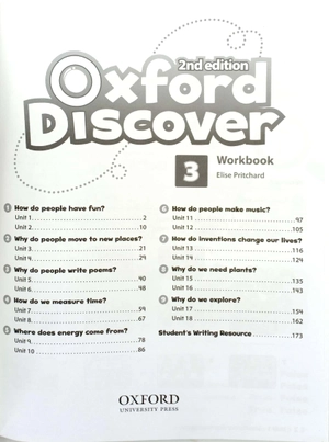 bộ oxford discover: level 3: workbook with online practice - 2nd edition