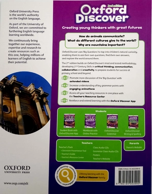 bộ oxford discover: level 5: student book pack, 2nd edition