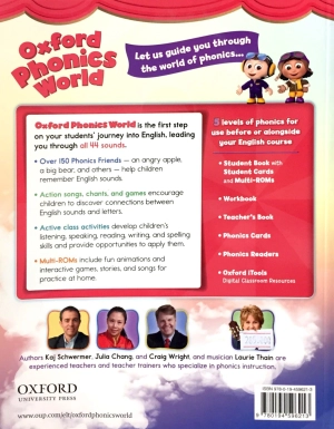 bộ oxford phonics world 5: student book with multirom