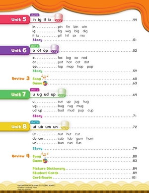 bộ oxford phonics world refresh 2 students book pack