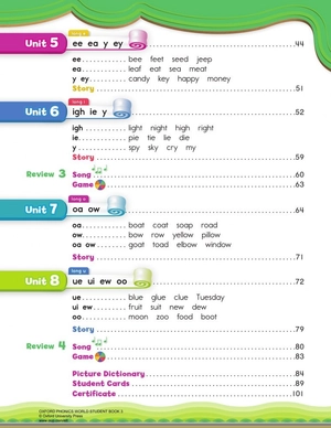 bộ oxford phonics world refresh 3 students book pack