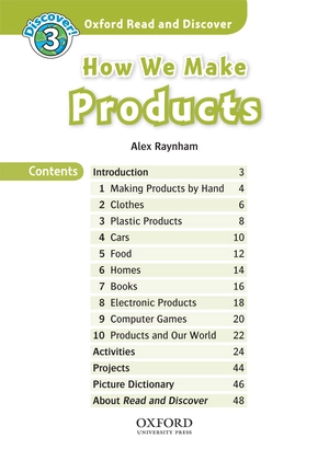 bộ oxford read and discover 3 how we make products