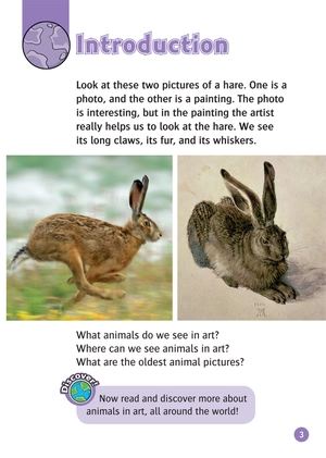 bộ oxford read and discover 4 animals in art finalist: the language learner literature award 2011