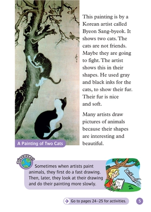 bộ oxford read and discover 4 animals in art finalist: the language learner literature award 2011