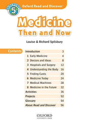 bộ oxford read and discover 5 medicine then and now