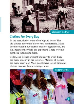 bộ oxford read and discover 6 clothes then and now