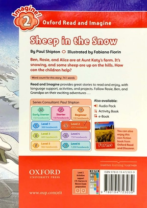 bộ oxford read and imagine 2: sheep in the snow